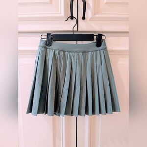 Lululemon High-Rise Pleated Tennis Skirt Grey Eucalyptus Size 4